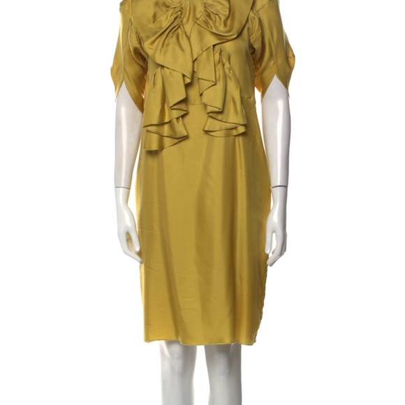 Marni Silk Yellow Dress - Picture 2 of 3